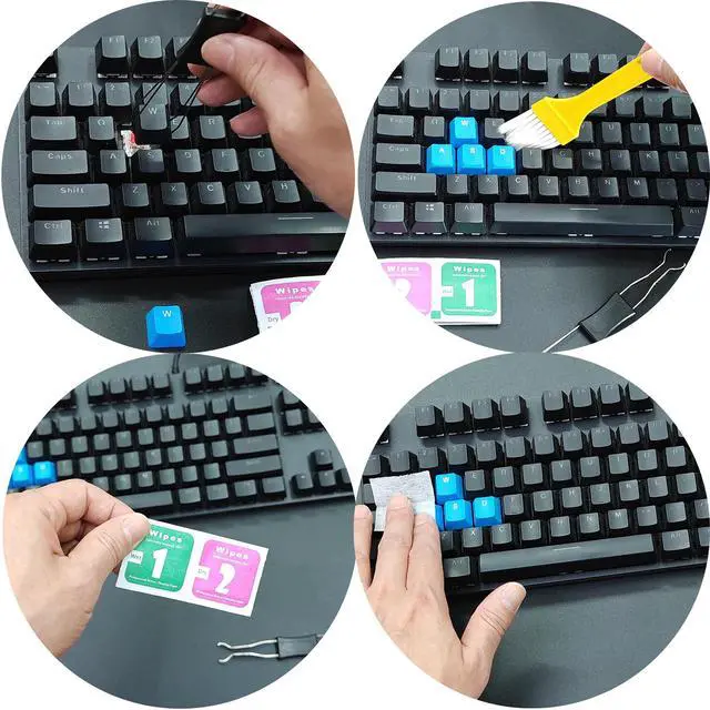 Alt view image 6 of 6 - 2-in-1 Mechanical Keyboard Keycap and Switch Puller Tool, Stainless Steel for Cherry MX, Alps, Topre Switches, Professional Mechanical Keyboard Tool Kit