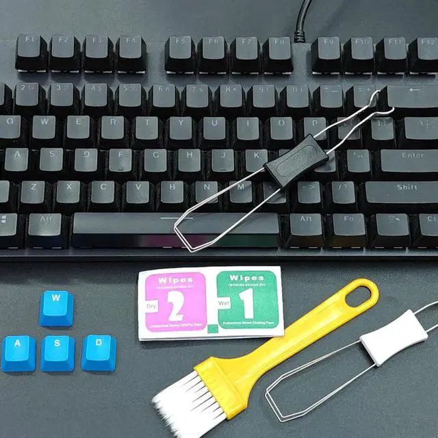 Alt view image 4 of 6 - 2-in-1 Mechanical Keyboard Keycap and Switch Puller Tool, Stainless Steel for Cherry MX, Alps, Topre Switches, Professional Mechanical Keyboard Tool Kit
