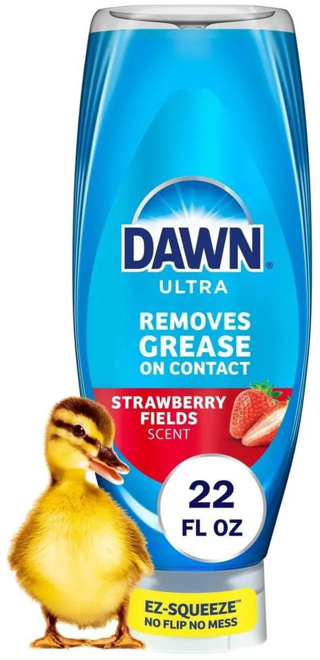 Main image of Dawn Ultra EZ Squeeze Dish Soap Dishwashing Liquid Strawberry Fields 22oz