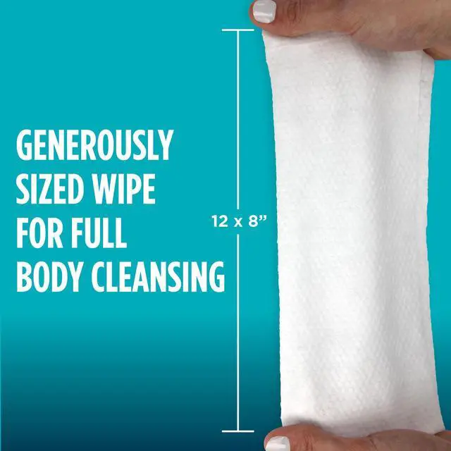 Alt view image 4 of 5 - Assurance Premium Extra Large Disposable Pre-Moistened Washcloths for Adults, 96 Count