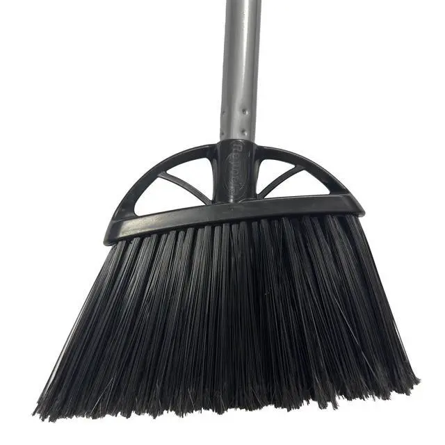 Alt view image 6 of 7 - Reynera Household 10" Angle-Cut Poly-Bristle Broom, 3 Pack, 1 Count