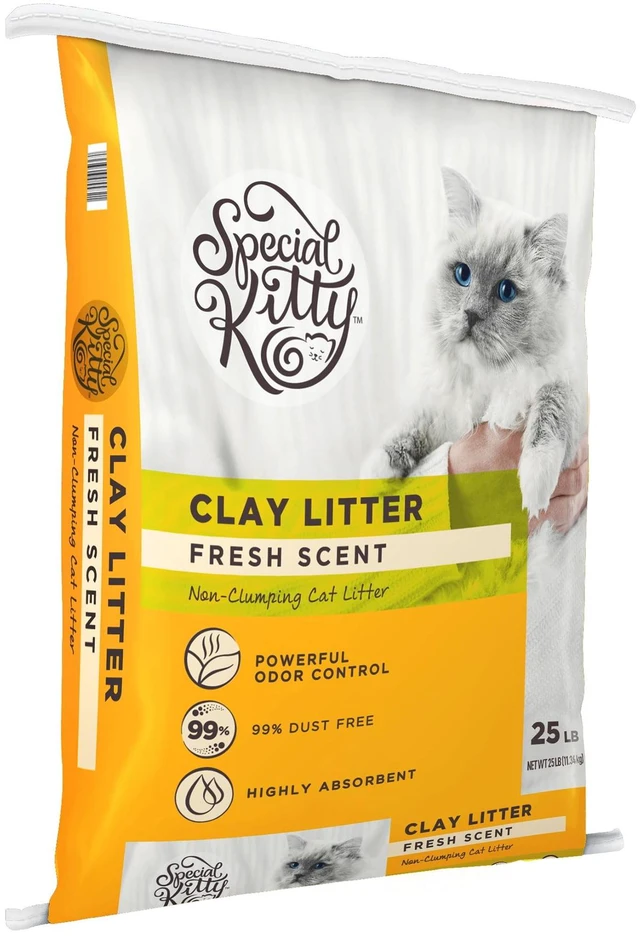 Alt view image 2 of 7 - Special Kitty Fresh Scent Non-Clumping Clay Cat Litter, 25 lb Bag, 1 Count