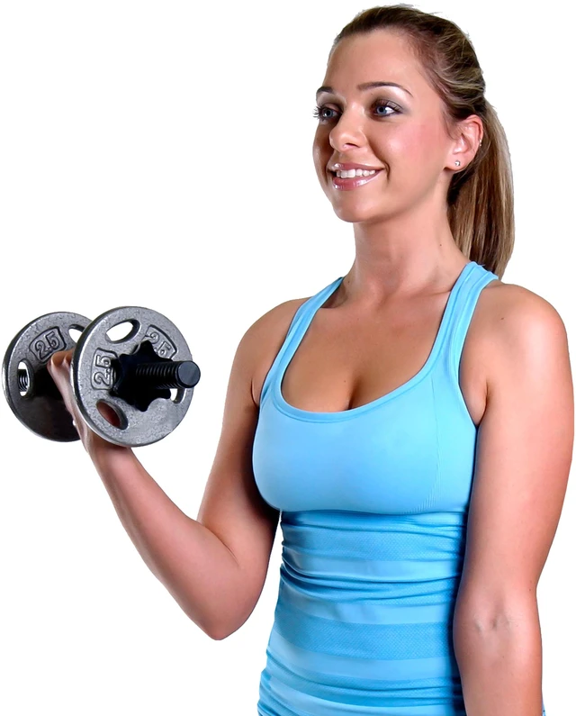 Alt view image 3 of 5 - CAP Barbell Standard Cast Iron Weightlifting Plate 1-Inch 5 lbs Single