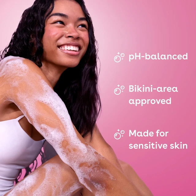 Alt view image 2 of 5 - eos Shea Better Cashmere Body Wash, Pomegranate Raspberry, 16 fl oz, Creamy Gel Formula