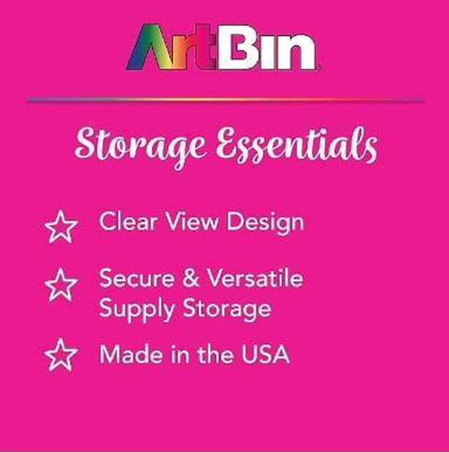 Alt view image 5 of 6 - Flambeau Essentials 26912AE Scrapbook Box, Clear Plastic Craft and Hobby Storage Box, 12 Inches