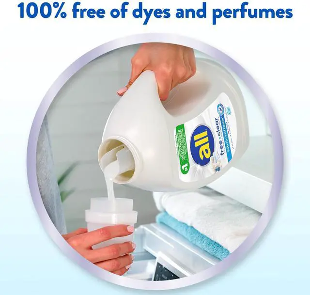 Alt view image 4 of 6 - all free clear Liquid Fabric Softener for Sensitive Skin, 34 fl oz, 50 Loads