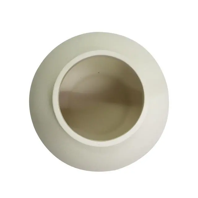Alt view image 6 of 6 - Better Homes & Gardens Off-White Matte Ceramic Round Vase, 6.69 in x 5.9 in