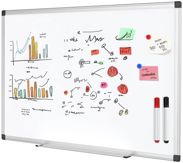 Main image of Gianna Magnetic Dry Erase Board with Aluminum Frame, 36 x 24 Inches, Whiteboard for Home School