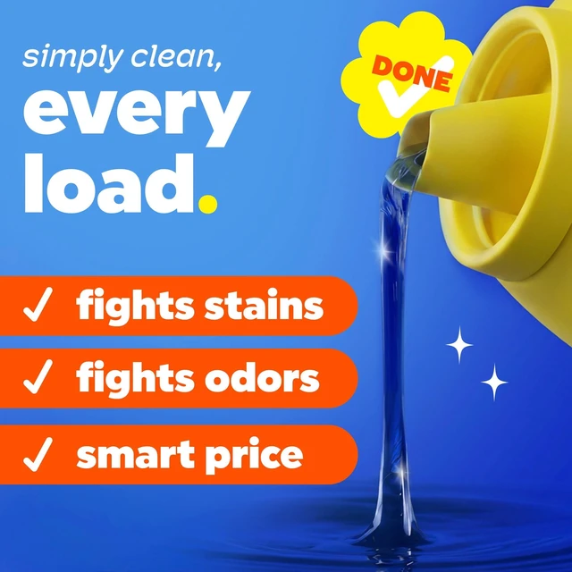 Alt view image 3 of 6 - Tide Simply Liquid Laundry Detergent, All-In-One, Refreshing Breeze Scent, 107 fl oz, 85 Loads