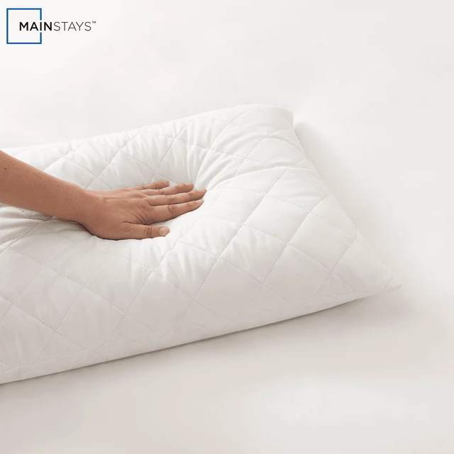 Alt view image 6 of 6 - Mainstays Memory Foam Cluster Bed Pillow Standard Queen