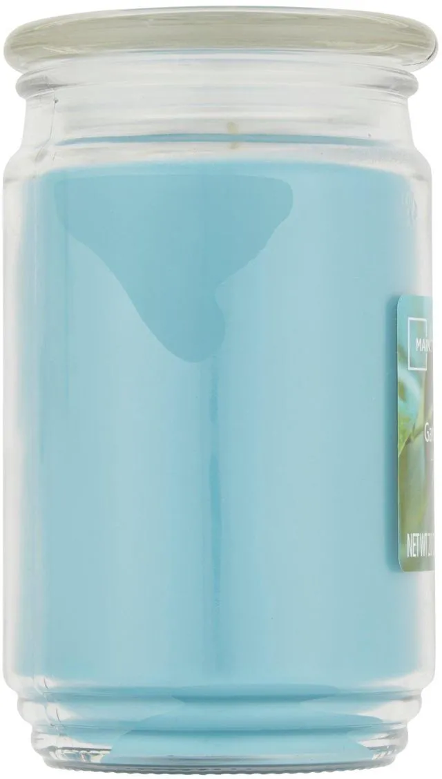 Alt view image 6 of 6 - Mainstays Garden Rain Scented Glass Jar Candle, Single-Wick, 20 oz