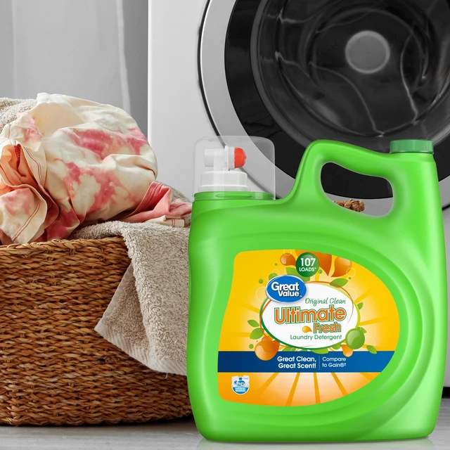Alt view image 5 of 6 - Great Value Ultimate Fresh Laundry Detergent, Original Clean, 154 fl oz, 107 Loads