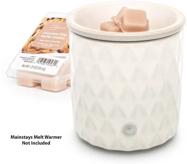 Alt view image 4 of 7 - Mainstays Chocolate Chip Vanilla Cookies Scented Wax Melt (3 Pack, 1.25 oz)