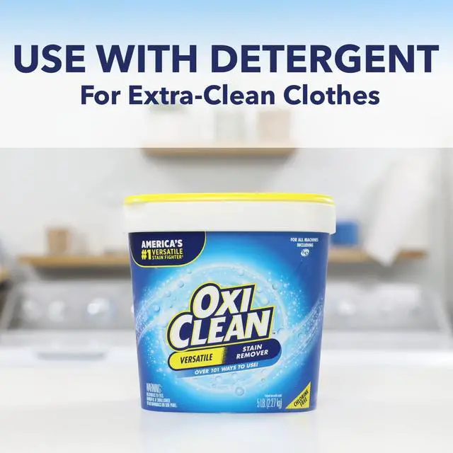 Alt view image 2 of 5 - OxiClean Versatile Stain Remover Powder 5 lb for Laundry and Around the Home
