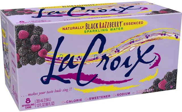 Main image of LaCroix Black Razzberry Sparkling Water 8 Pack of 12fl oz Cans
