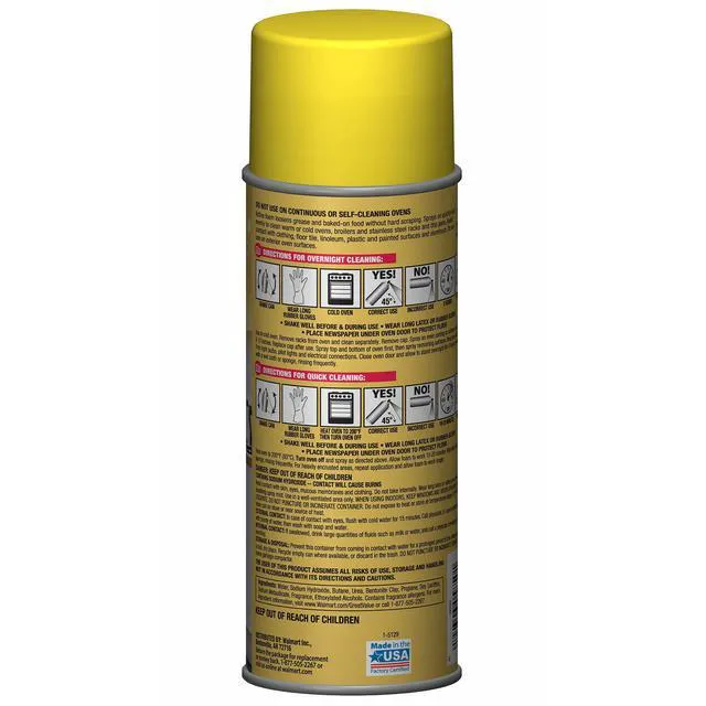 Alt view image 4 of 4 - Heavy Duty Oven Cleaner, 16oz, Great Value