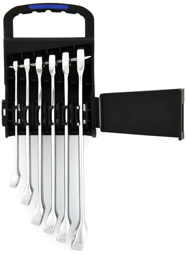 Alt view image 5 of 5 - Hyper Tough 6-Piece Metric Combination Wrench Set, Chrome Vanadium