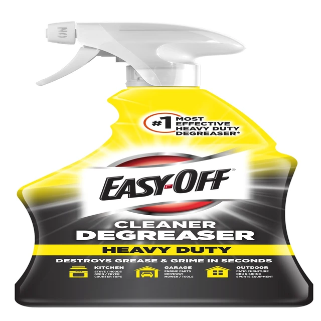 Alt view image 2 of 6 - Easy-Off Heavy Duty Degreaser 32oz, Removes Grease & Grime, for Kitchen, Garage, Outdoor & More