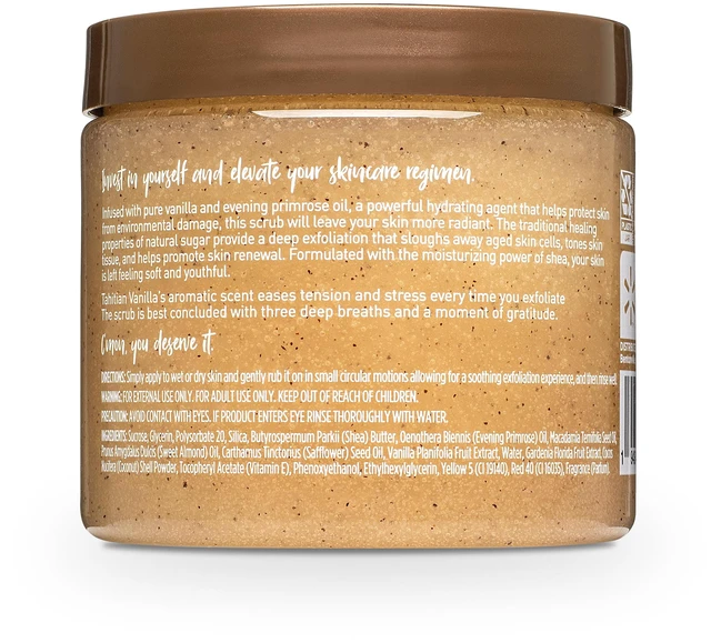 Alt view image 4 of 6 - Shea Sugar Body Scrub, Tahitian Vanilla, 18 oz