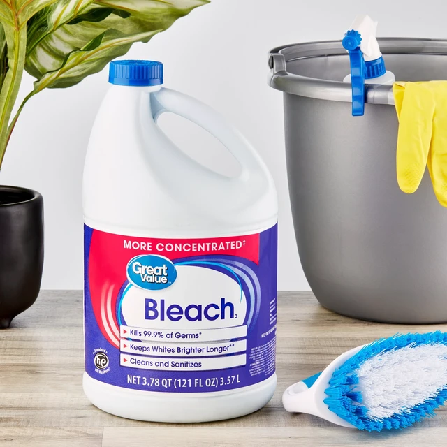 Alt view image 5 of 7 - Great Value Concentrated Liquid Bleach, 121 fl oz