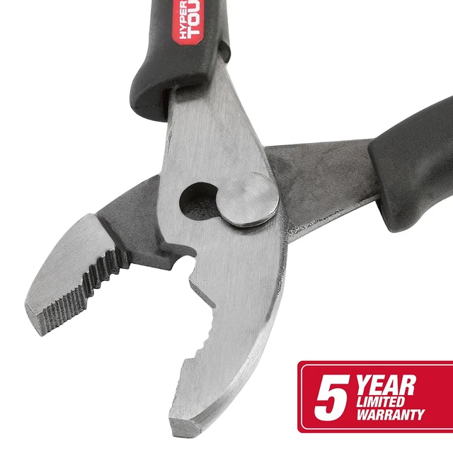 Alt view image 4 of 5 - Hyper Tough 6-Inch Slip Joint Pliers with Soft-Grip Handles