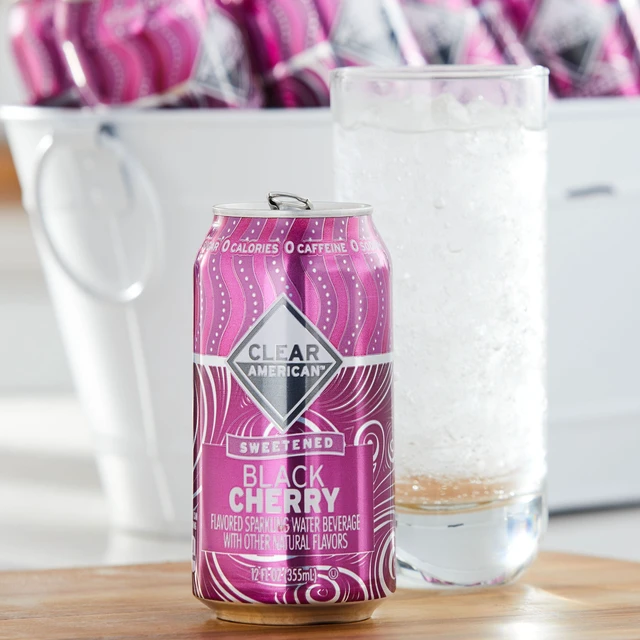 Alt view image 5 of 6 - 12Fl Oz, 12Count, Clear American Black Cherry Sparkling Water