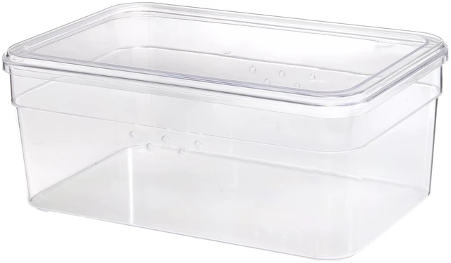 Main image of Mainstays Clear Glossy Plastic Small Shoe Box with Lid