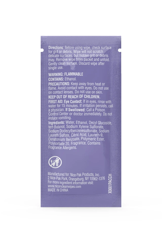 Alt view image 3 of 6 - Nice 'N Clean Smudgeguard Pre-Moistened Lens Cleaning Wipes, 100 Count