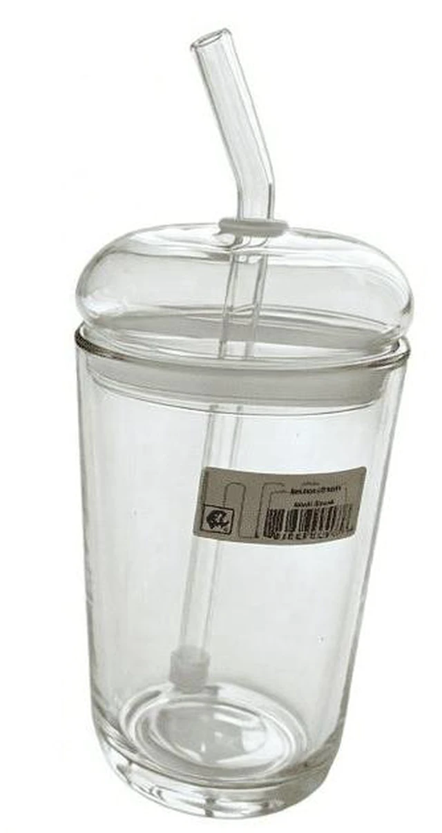 Alt view image 3 of 6 - Better Homes & Gardens 16oz Clear Glass Tumbler with Dome Lid