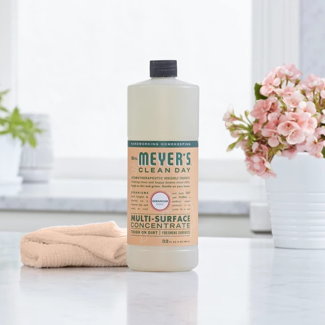Alt view image 2 of 6 - Mrs. Meyer's Clean Day Multi-Surface Everyday Concentrate, Geranium Scent, 32 fl oz