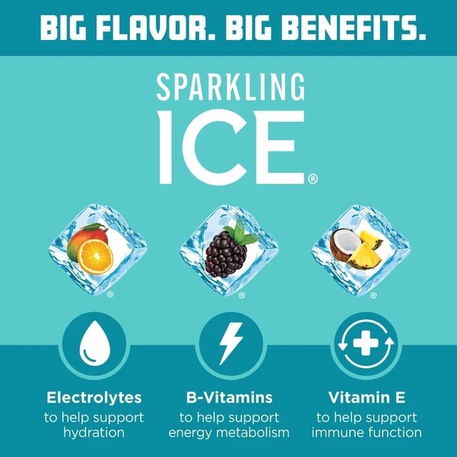 Alt view image 3 of 6 - Sparkling Ice Zero Sugar Powder Drink Mix Variety Pack, Orange Mango, Black Raspberry and Coconut Pineapple, 10 Sticks