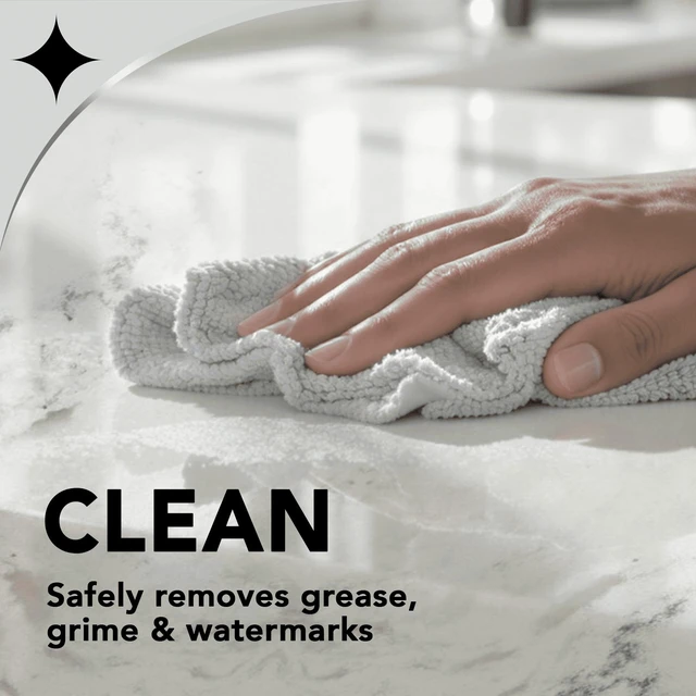 Alt view image 4 of 6 - Weiman 2-in-1 Quartz & Stone Countertop Cleaning Spray, Citrus Scent with UV Protection, 16 fl oz