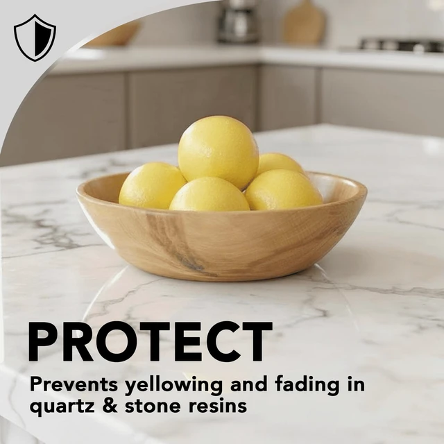 Alt view image 5 of 6 - Weiman 2-in-1 Quartz & Stone Countertop Cleaning Spray, Citrus Scent with UV Protection, 16 fl oz