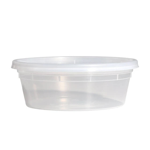 Alt view image 6 of 6 - Mainstays 40-Piece 8oz Plastic Deli Container Set, 20 Containers And 20 Lids