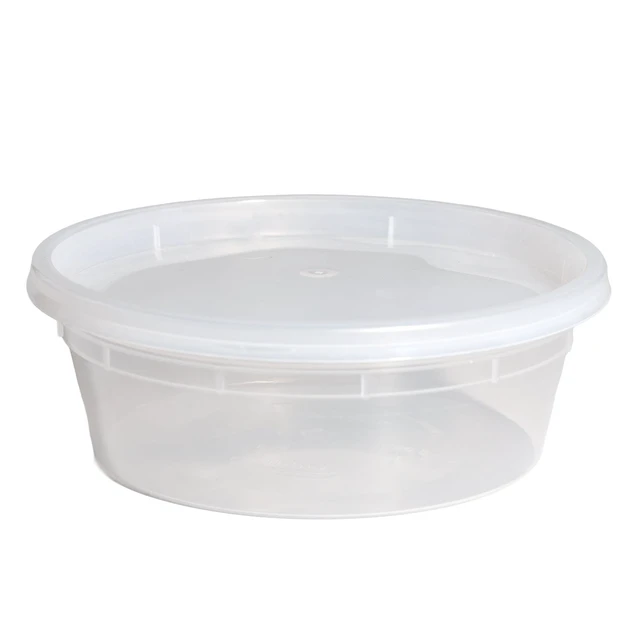 Alt view image 4 of 6 - Mainstays 40-Piece 8oz Plastic Deli Container Set, 20 Containers And 20 Lids