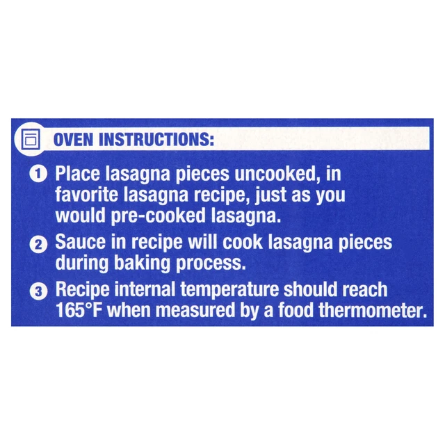 Alt view image 5 of 6 - 6 Pack Great Value Oven Ready Lasagna Pasta, 12 Oz