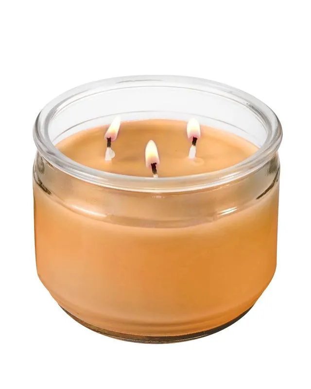 Alt view image 4 of 6 - Mainstays Mulled Cider 3-Wick Scented Glass Jar Candle, 11.5oz (2 Pack)