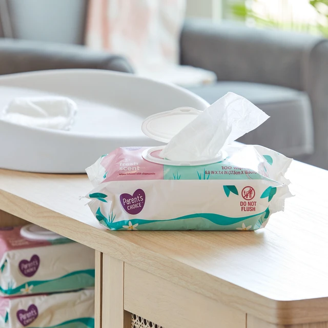 Alt view image 3 of 5 - Parent's Choice Fresh Scent Baby Wipes 300Count