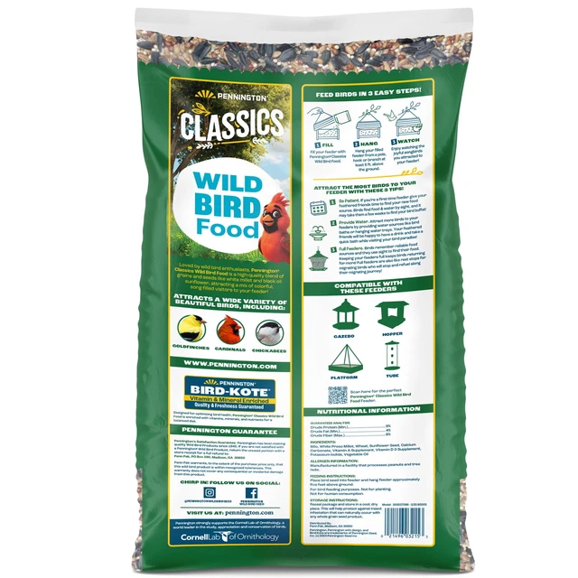 Alt view image 2 of 7 - Pennington Classic Dry Wild Bird Feed and Seed, 5lb. Bag, 1 Pack