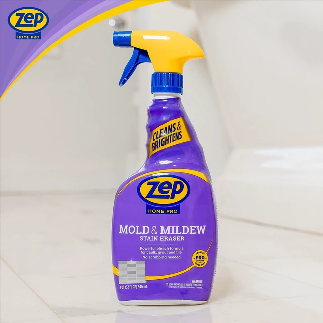 Alt view image 3 of 5 - Zep Home Pro Mold and Mildew Stain Eraser and Cleaner, 32 fl oz, Clean Fresh Scent