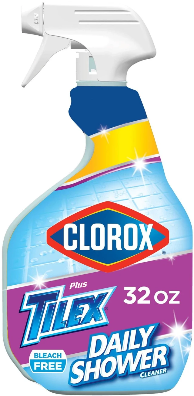 Main image of Clorox Plus Tilex Daily Shower Cleaner and Bathroom Spray, 32 fl oz
