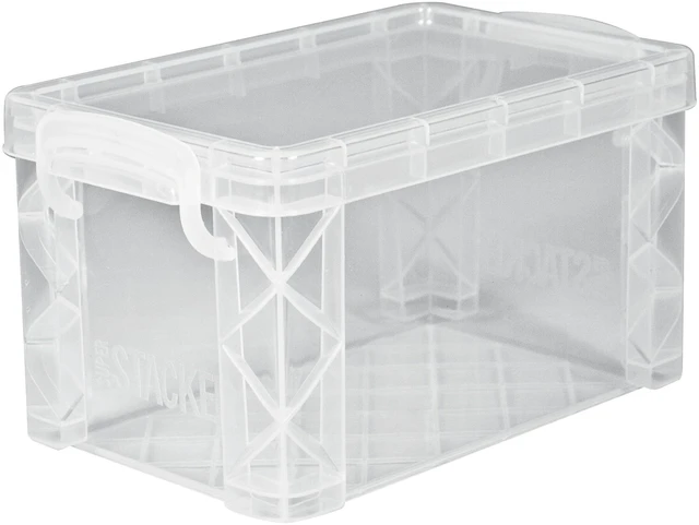 Alt view image 2 of 3 - Super Stacker Storage Box 3.6"x4"x6.5" Assorted Colors