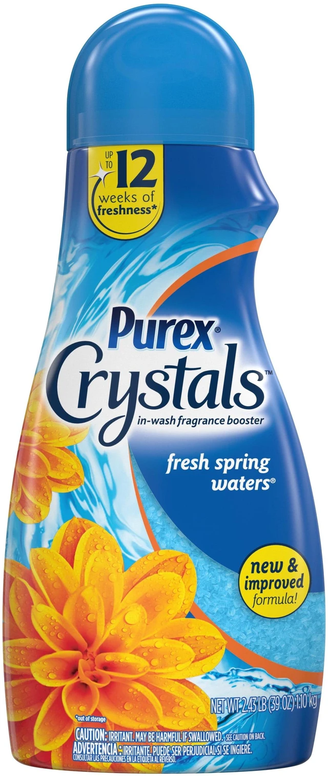Main image of Purex Crystals In-Wash Fragrance and Scent Booster Fresh Spring Waters 39 oz