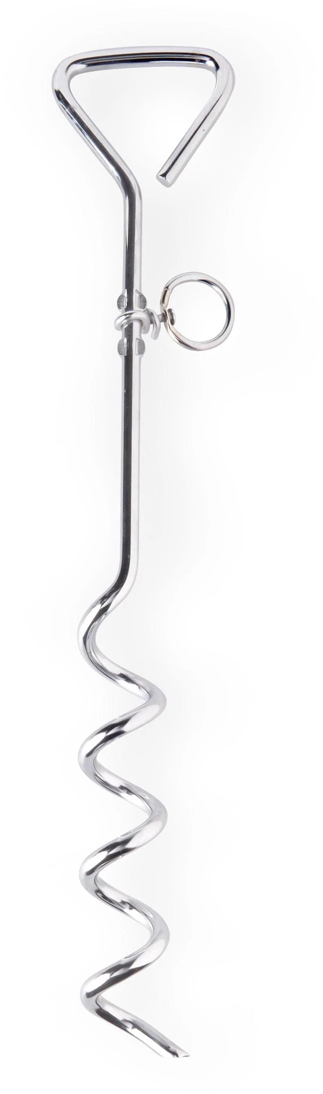 Main image of Vibrant Life Medium Spiral Steel Stake for Dogs, 18"