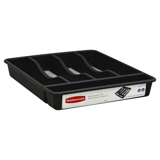 Alt view image 5 of 5 - Rubbermaid Silverware Organizer, Small, Black