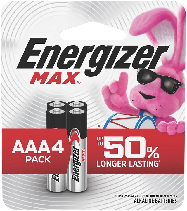 Main image of Energizer MAX AAA Alkaline Batteries (4 Pack)