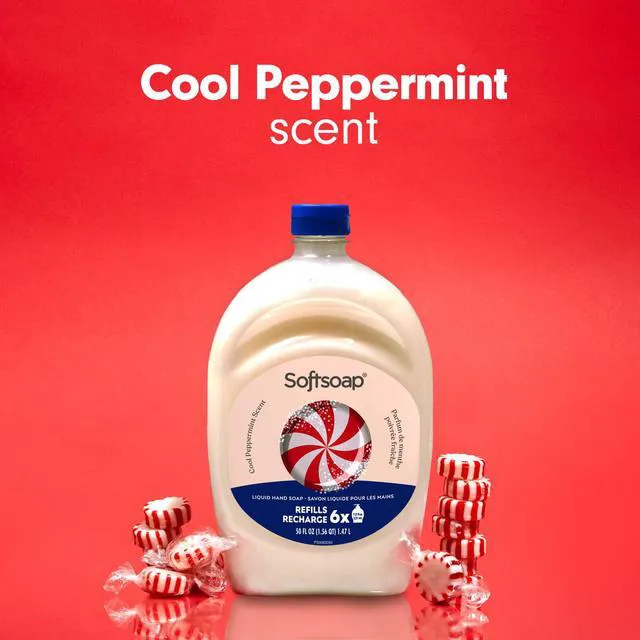 Alt view image 6 of 6 - Softsoap 50 fl oz Limited Edition Liquid Hand Soap, Cool Peppermint Scent