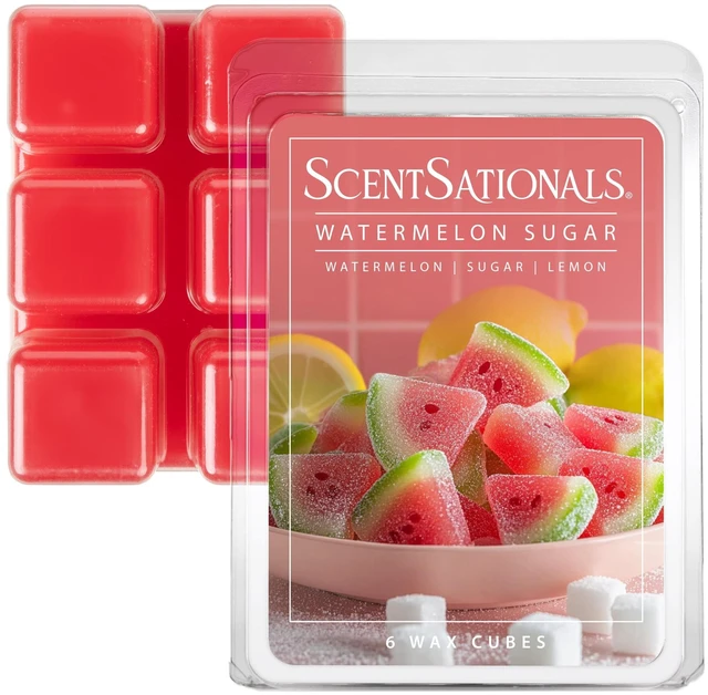 Alt view image 5 of 6 - ScentSationals Watermelon Sugar Scented Wax Melts, 2-Pack, 2.5 oz