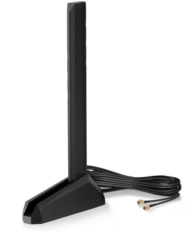 Main image of Eightwood WiFi 6E Tri-Band Antenna, 6GHz/5GHz/2.4GHz, RP-SMA