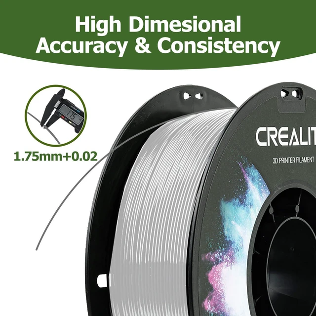 Alt view image 2 of 6 - PETG 3D Printer Filament 1.75mm 1KG Transparent